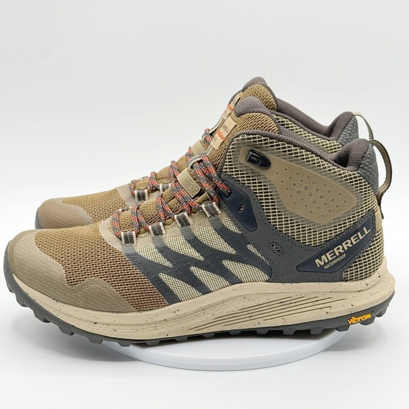 Merrell Nova 3 Mid Waterproof Hike Boots Size 14 Mens Coyote J500441 NEW